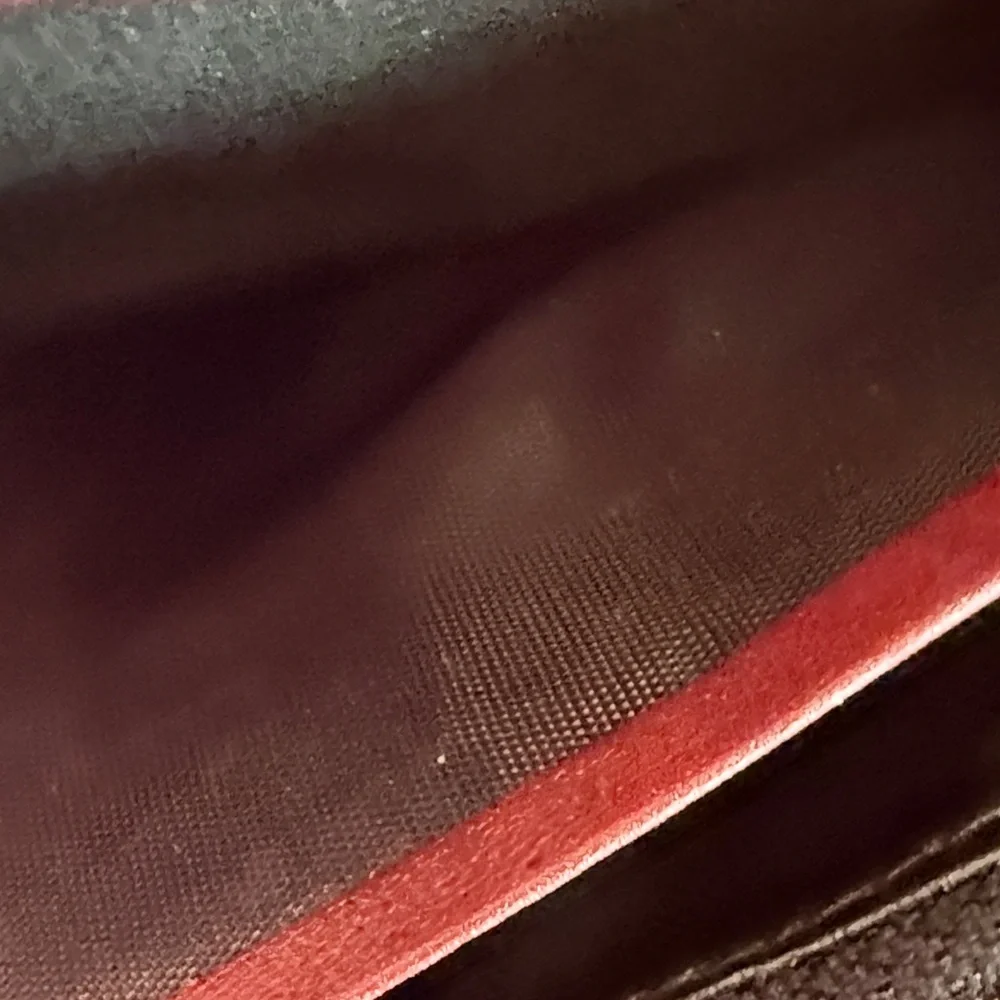 Dior Burgundy Leather Wallet